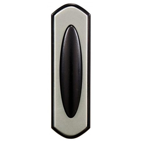 DEFENSEGUARD Black & Satin Nickel Doorbell DE13656